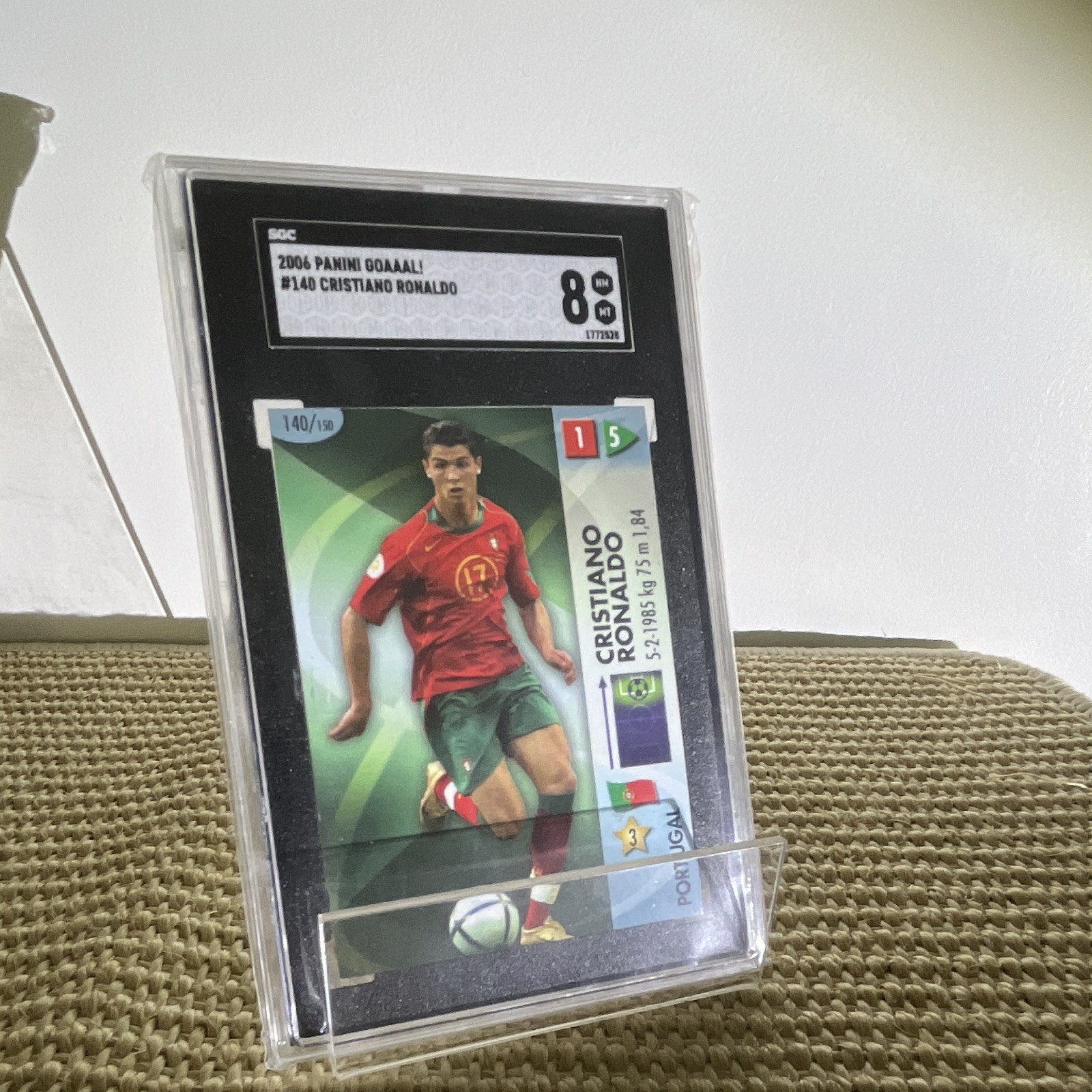 Panini GOAAL 2006 Cristiano Ronaldo Portugal #140 FIFA World Cup SGC 8