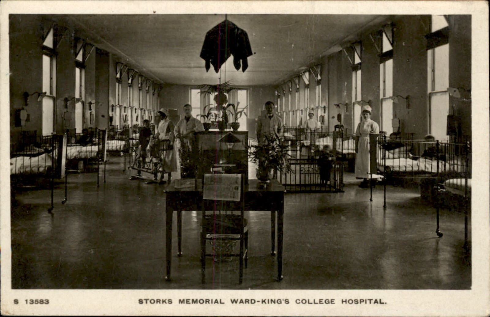 Denmark Hill Hospital King's College Storks Memorial Ward c1910 RPPC bhn