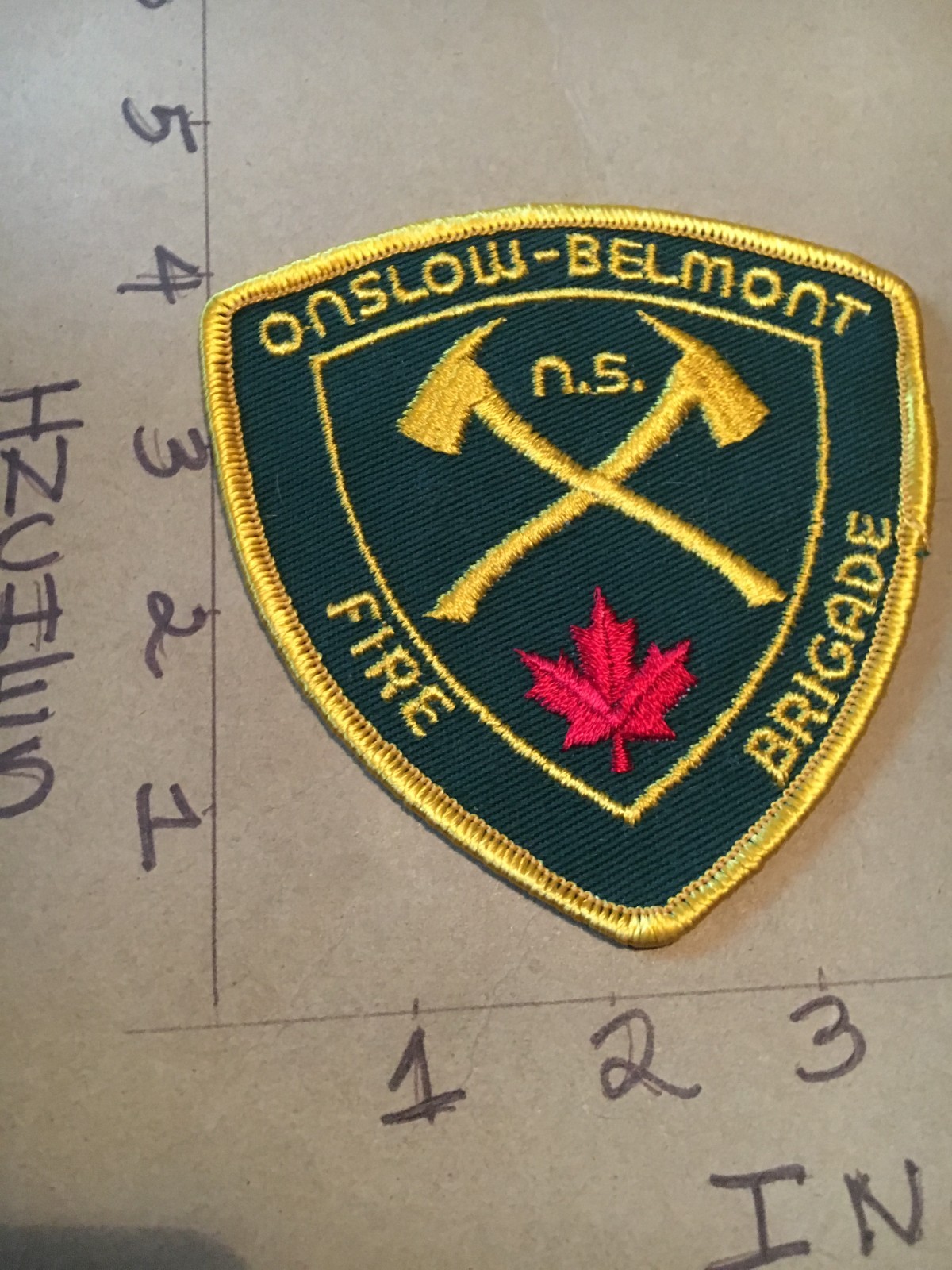 Onslow Belmont Noa Scotia Canada Fire Patch 9/2/26 Onslow Belmont Noa Scotia Canada Fire Patch 9/2/26