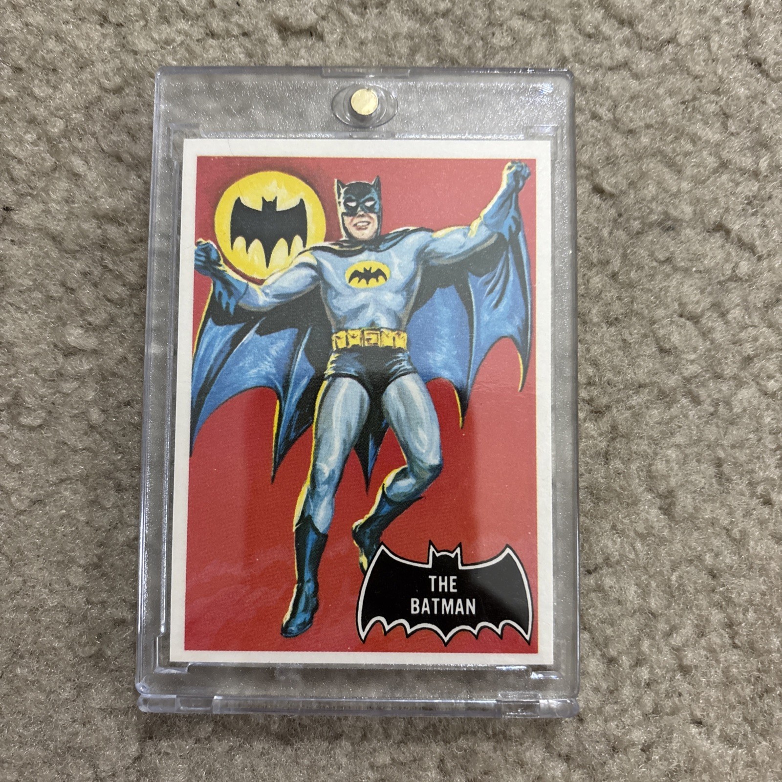 1989 Topps Batman Deluxe Reissue 1966 Reprint #1 The Batman HOT 