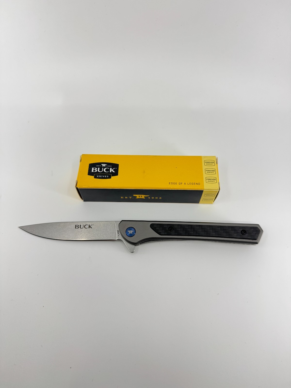 Buck Knives 13245 Cavalier Gray 7Cr Stainless Steel 8.1 in. Folding Knife