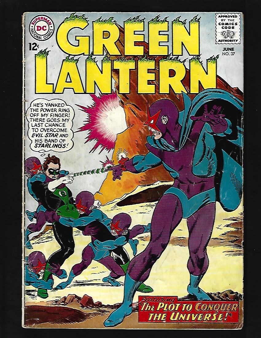 Green Lantern #37 VG+ Kane 1st Evil Star Carol Ferris Guardians ot the Universe