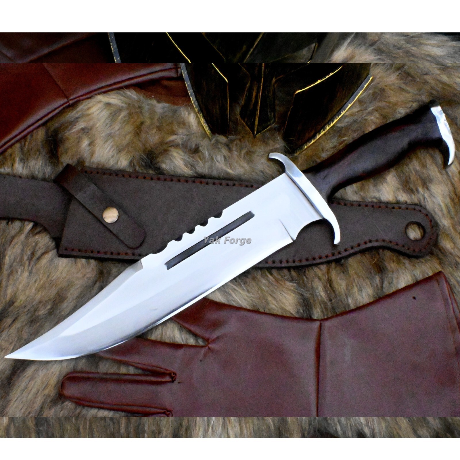 Rambo III knife- Rambo 3-Handmade knife-Large knife-Hand Made Rambo knife-Bowie