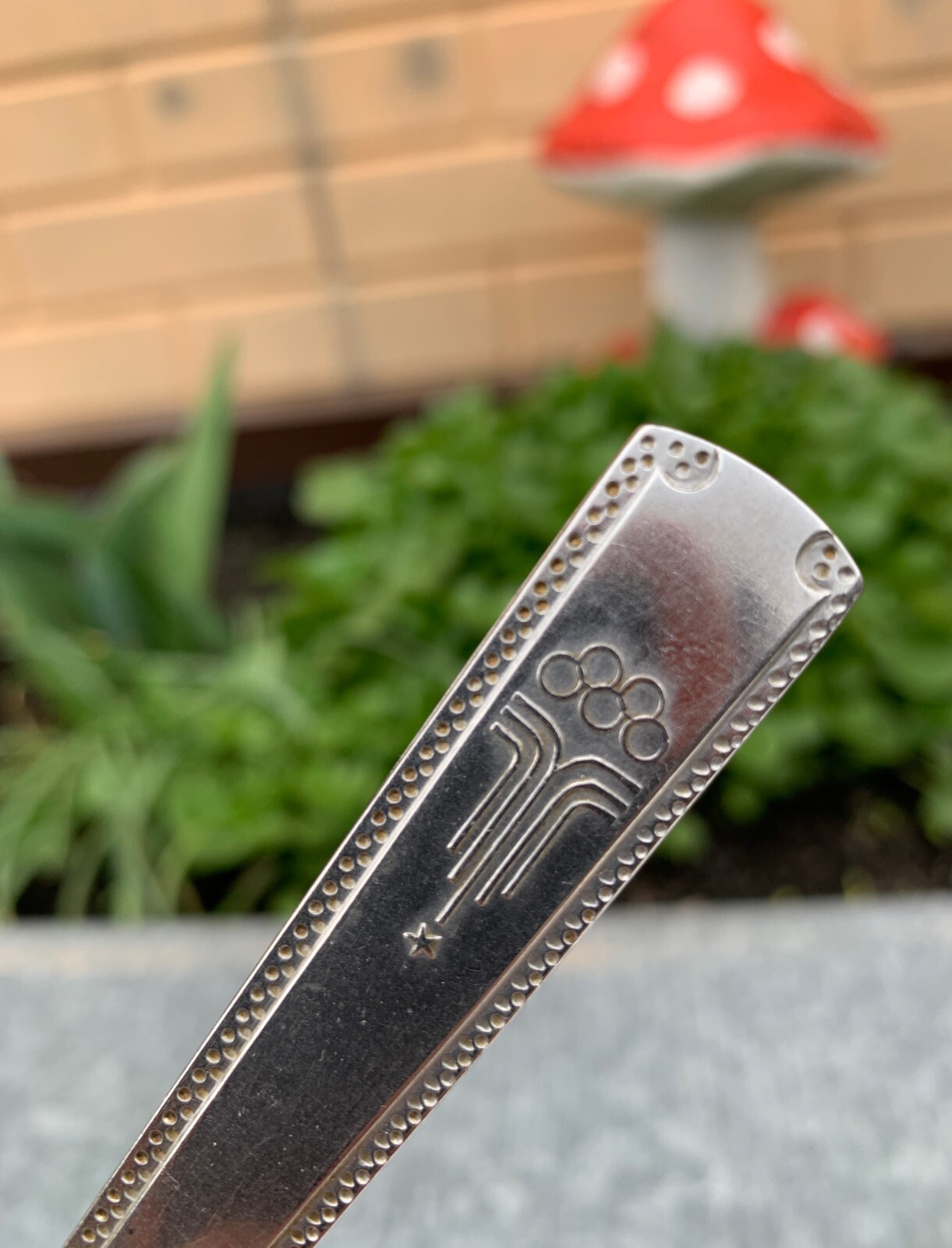 Vintage 1980 Soviet Olympic Games Fork – 20 cm Stainless Steel – Rare Emblem