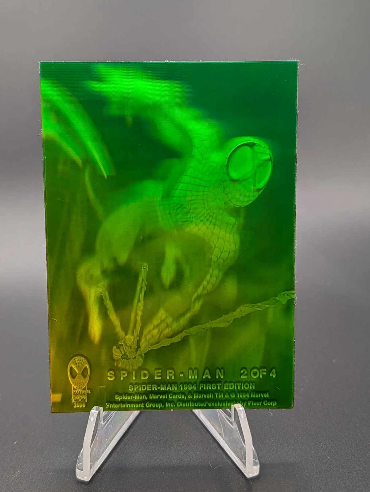 1994 Fleer Marvel Spider-Man First Edition Spider-Man Hologram #2