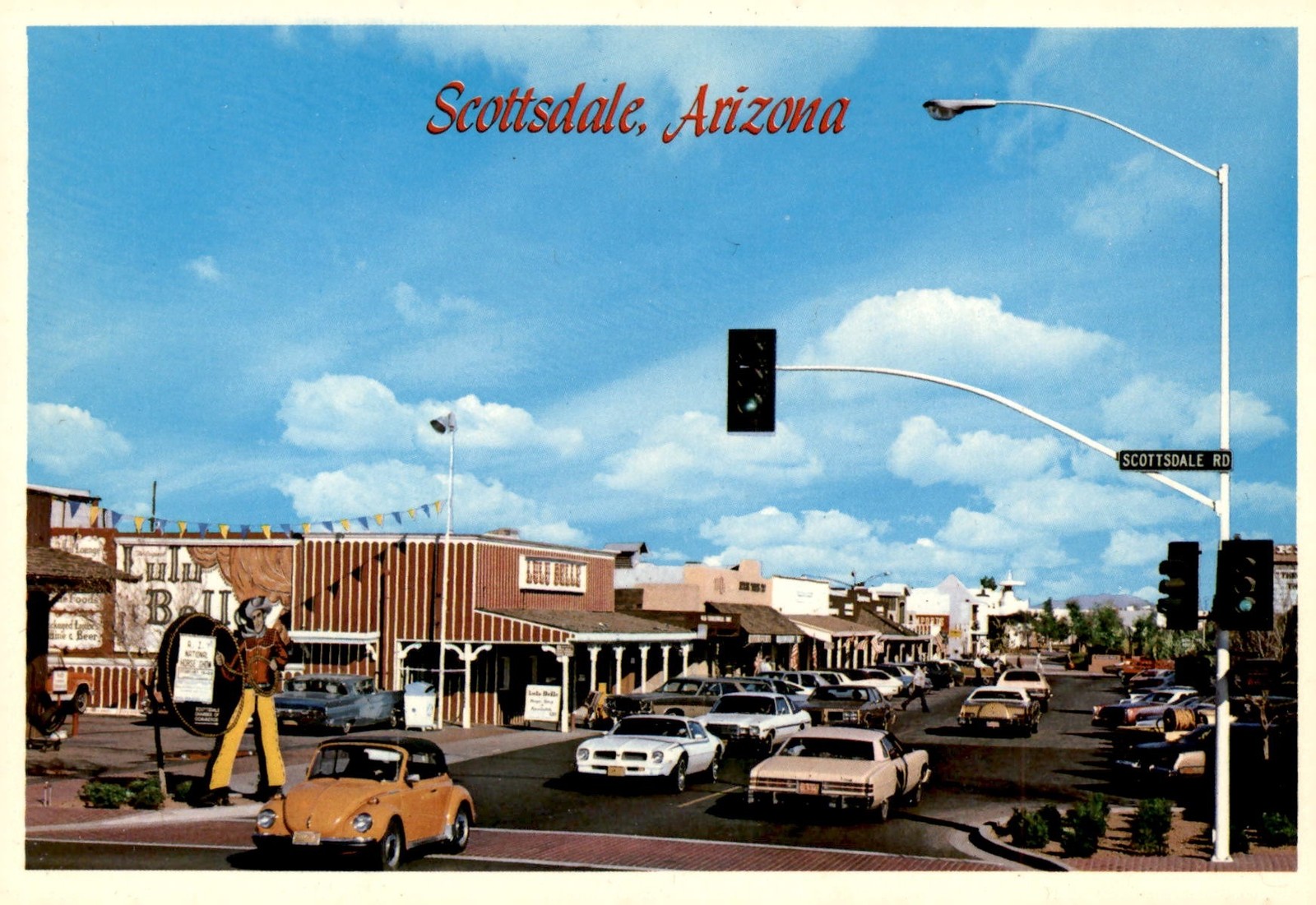 Scottsdale, Arizona - The West's Most Western Town (1980) Postcard