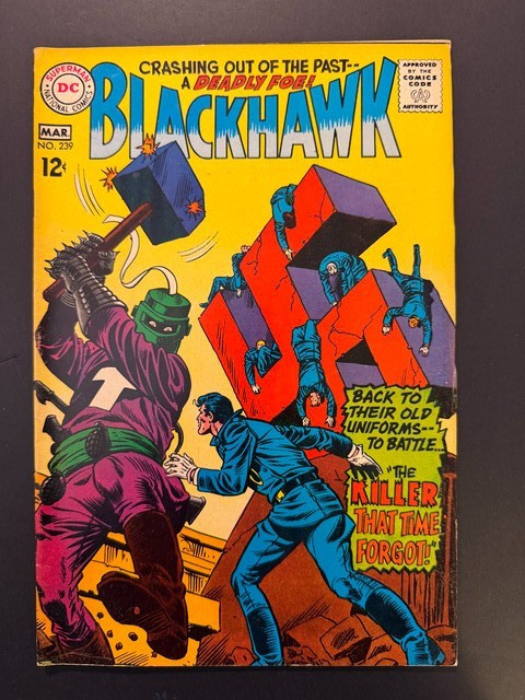 Blackhawk #239 1968 DC Comic Silver Age Dillin & Cuidera Art FN/VF 7.0