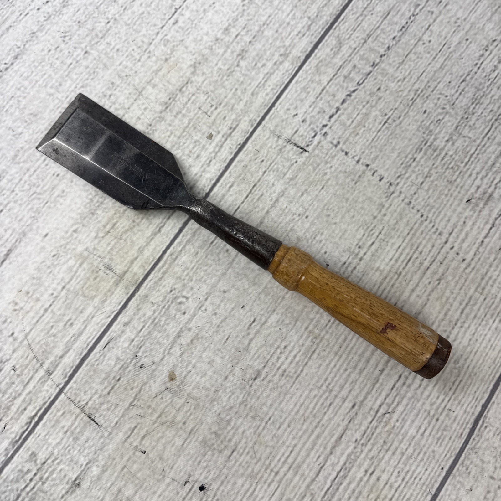Antique Buck Bros Wooden Handle Woodworking Chisel Bevel 2\ Antique Buck Bros Wooden Handle Woodworking Chisel Bevel 2\