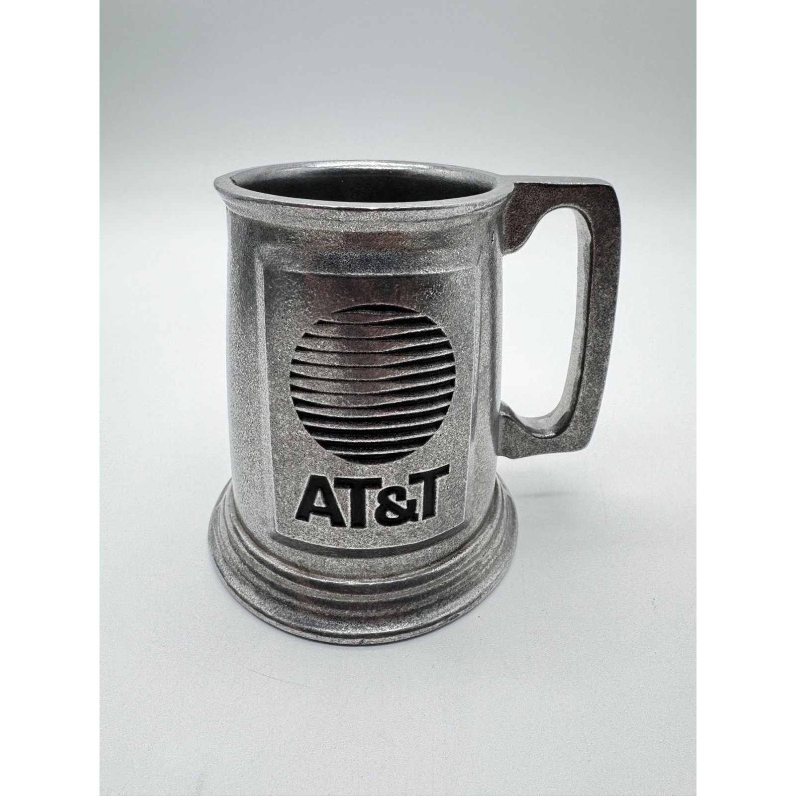 Vintage AT&T Chicago 5 June 1986 Pewter Beer Stein Tankard Mug Logo Collectible