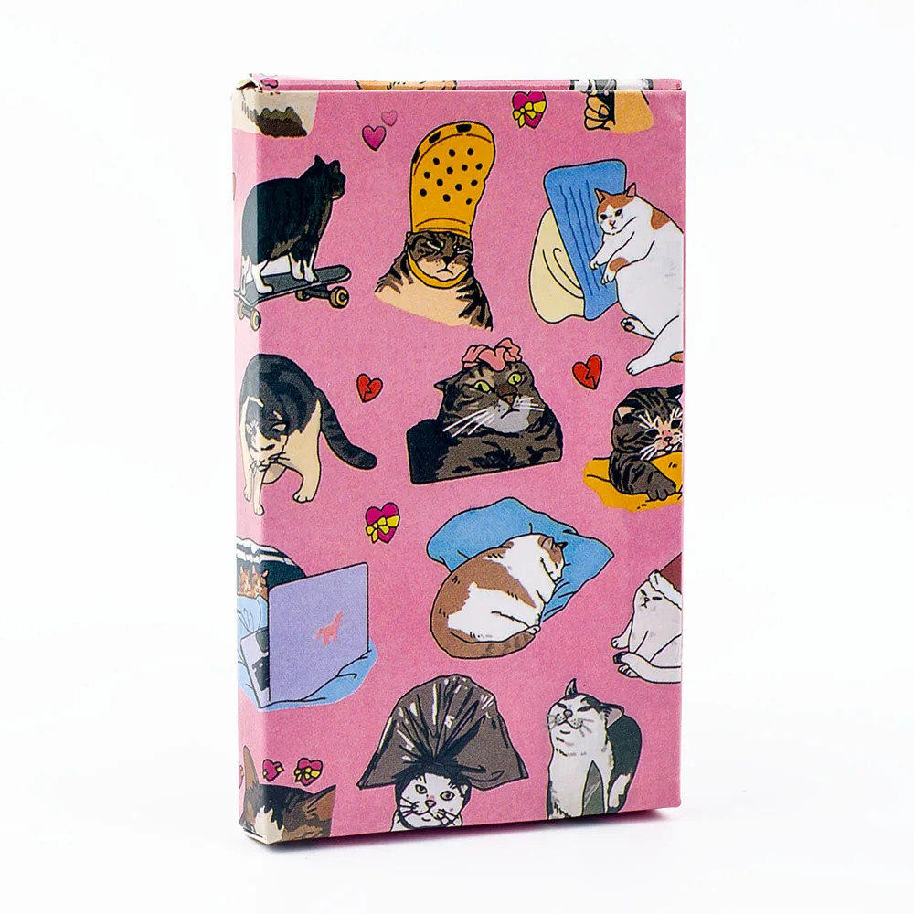 Cat Meme Tarot - 22 Major Arcana, 10.3×6cm (4.1×2.4in) Kawaii