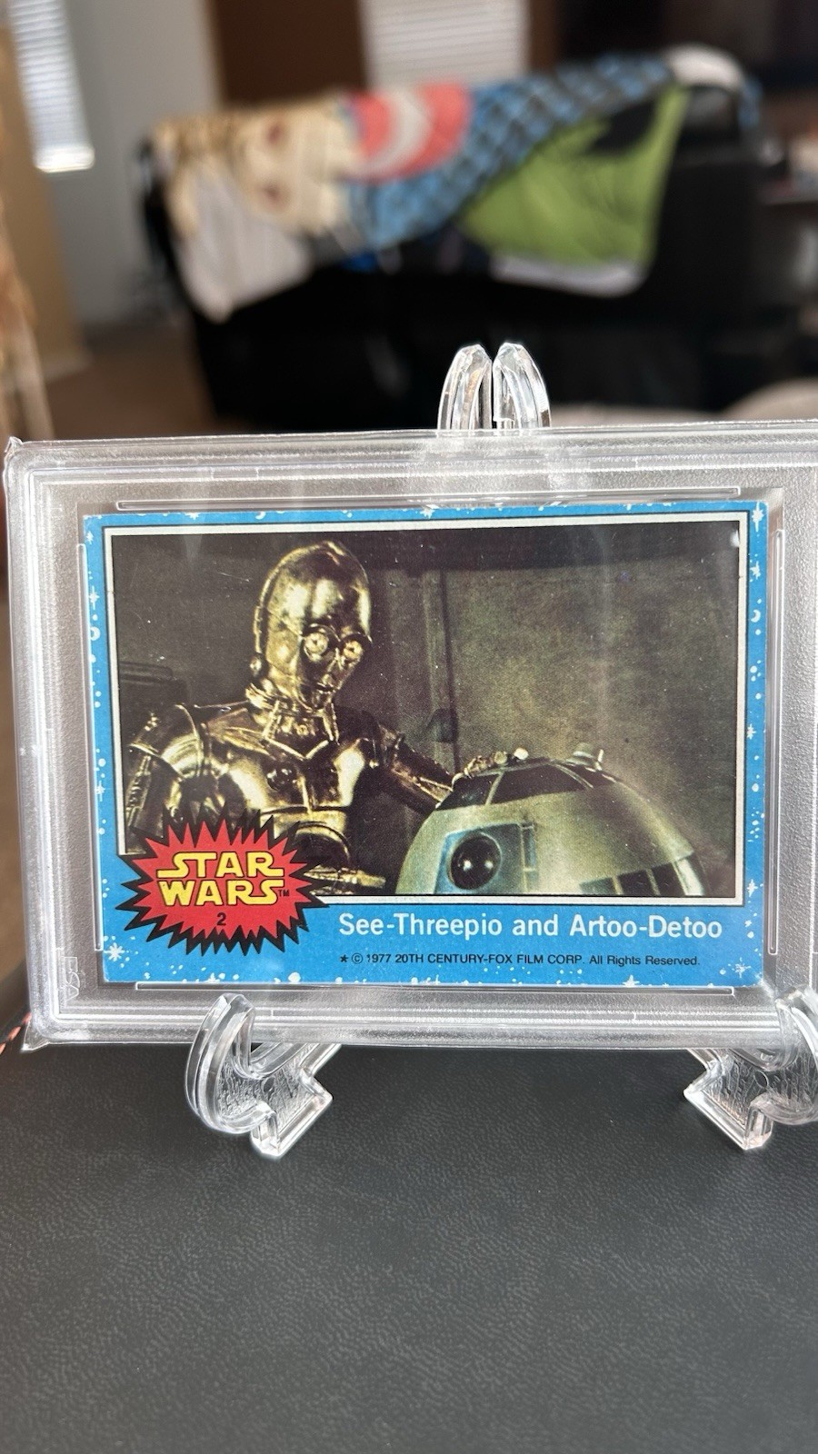 VINTAGE 1977 See-Threepio and Artoo-Detoo Card- Topps Star Wars #2