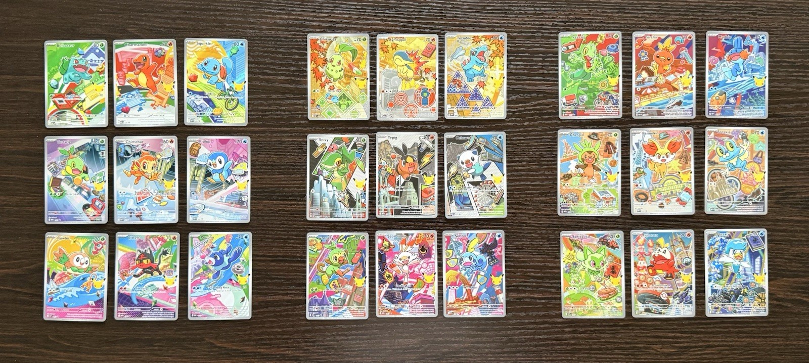 First Partners Full Set Series 1, 2 & 3 (27 Cards) Pokèmon TCG