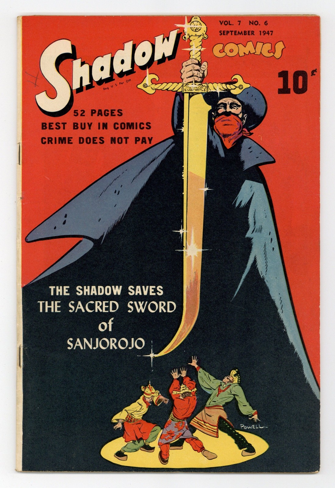 Shadow Comics Vol. 7 #6 VG+ 4.5 1947