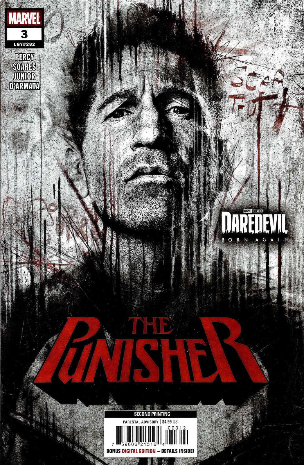 Punisher (15th Series) #3 (2nd) VF/NM; Marvel | 282 Jon Bernthal - w/Bag+Board Punisher (15th Series) #3 (2nd) VF/NM; Marvel | 282 Jon Bernthal - w/Bag+Board