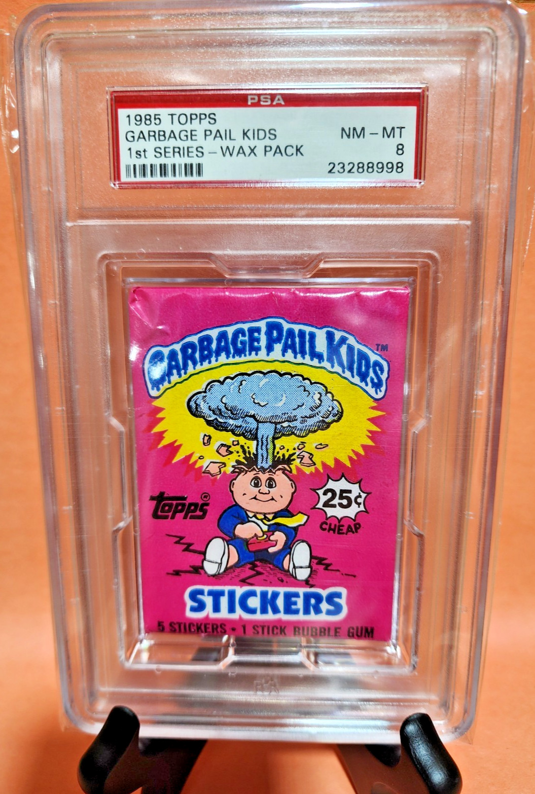 1985 Topps Garbage Pail Kids GPK 1st Series Unopened Pack PSA 8 NM-MT