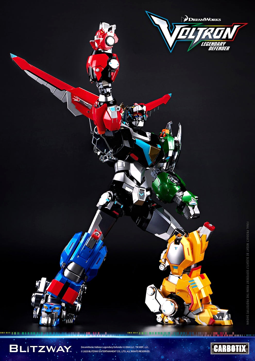 Blitzway Carbotix Voltron: Legendary Defender BW-CA-11302