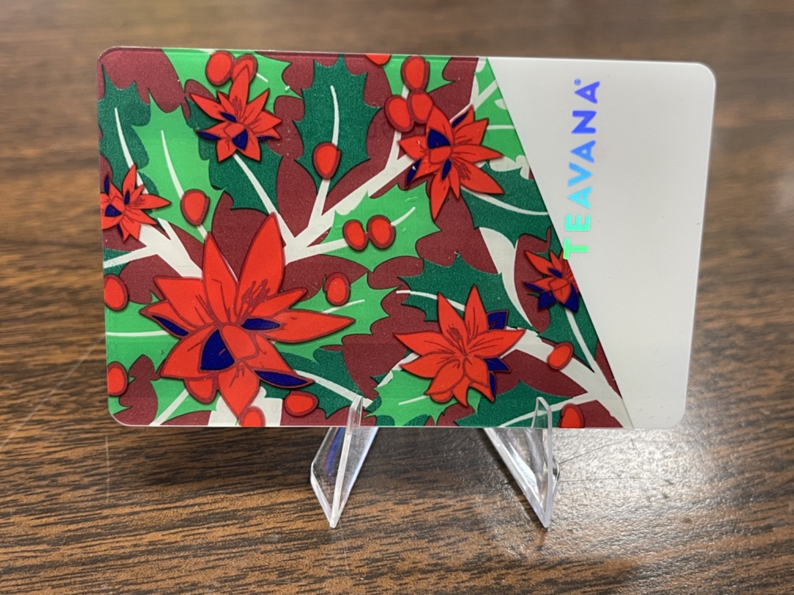 Teavana Starbucks USA 2016 Flowers Gift Card #6131 VHTF NEW