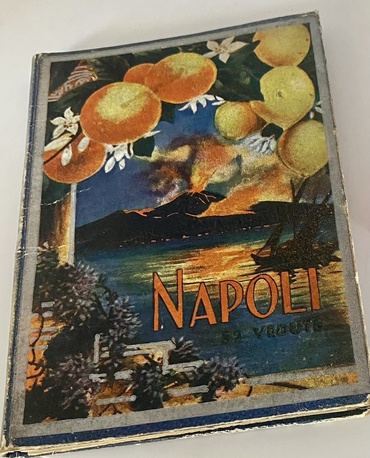 Antique Early 1900s NAPOLI Italy Sepia Photo Book  30 Rare  Photos With Info