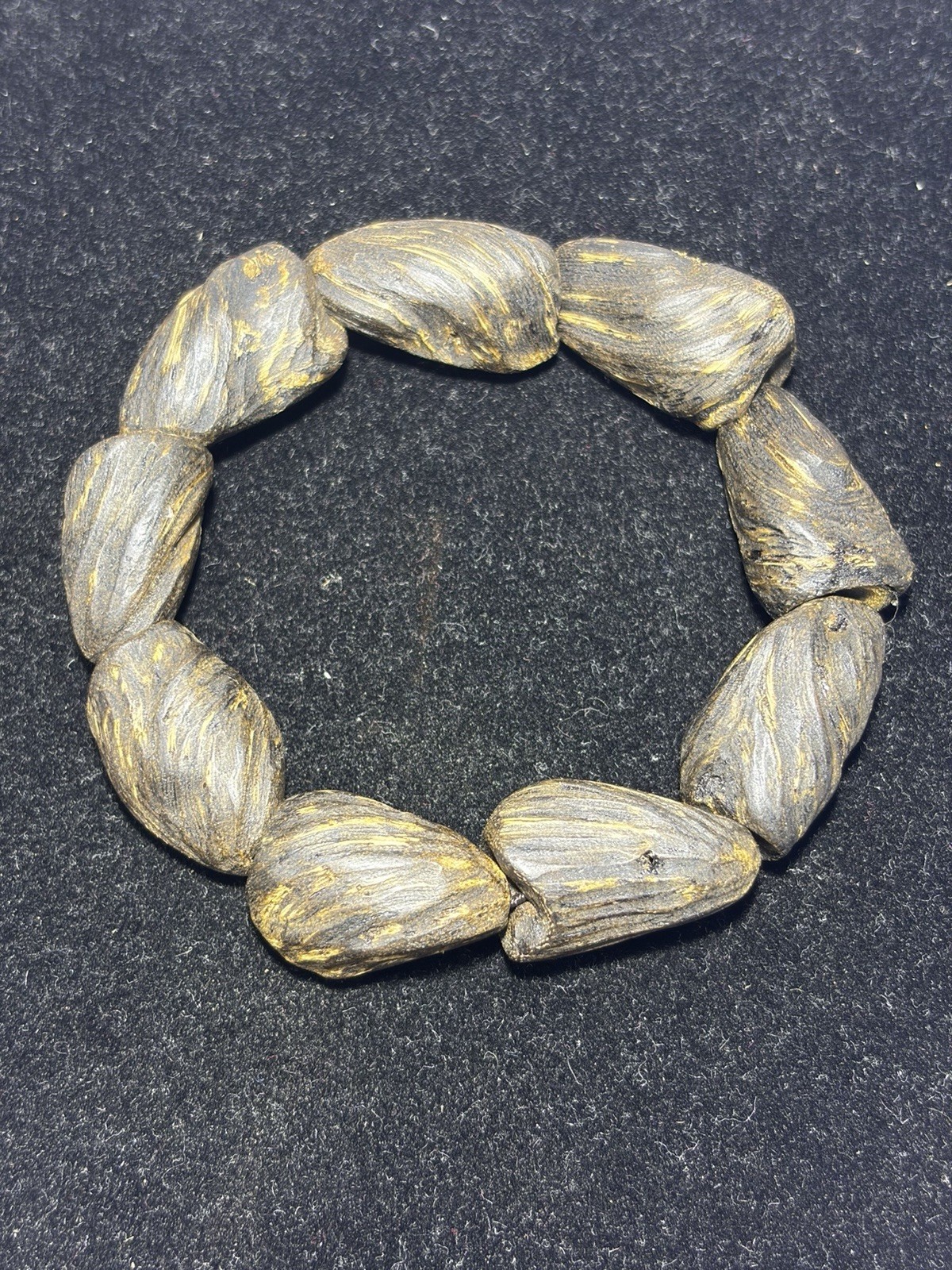 Large Vietnamese Natural Chengxiang Agarwood Bracelet 