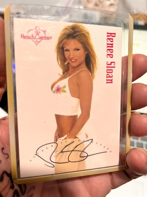 Renee Sloan 2003 Benchwarmer Authentic Autograph Insert Card A