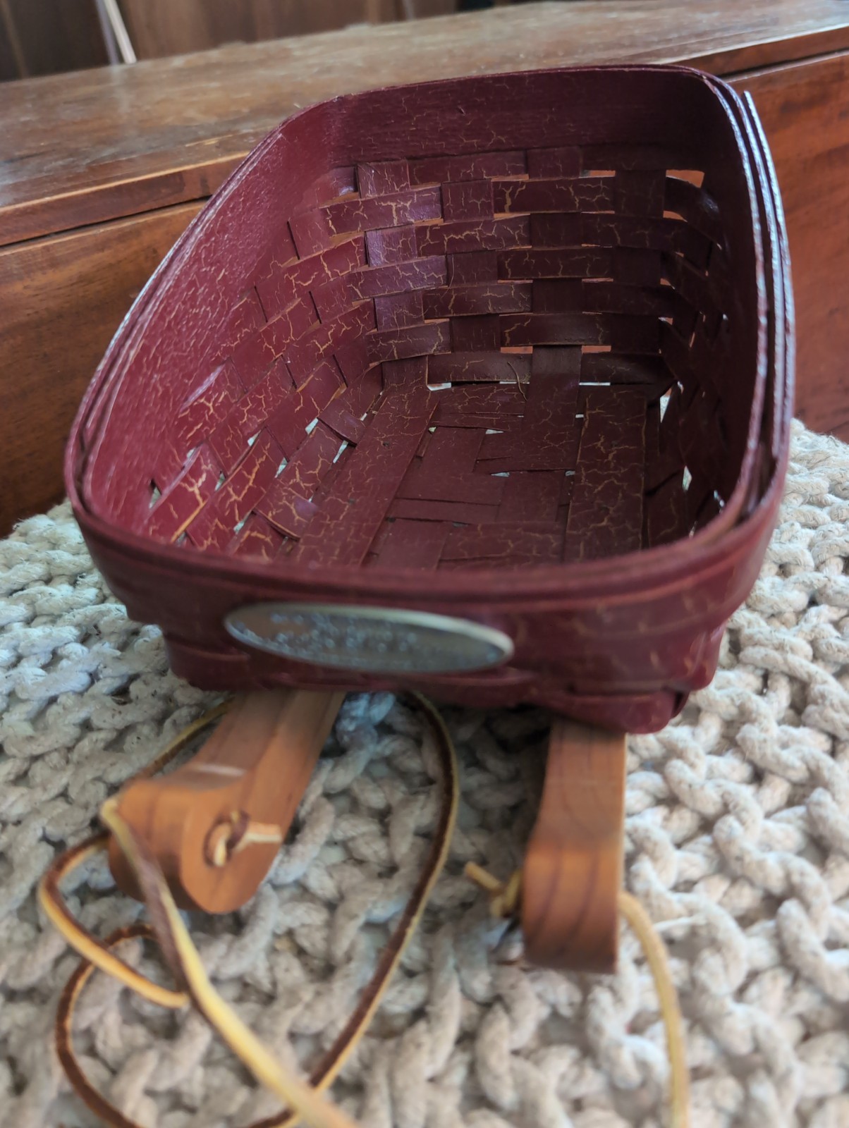 Special Edition Gerald Henn1995 Christmas Sleigh Ride Basket 
