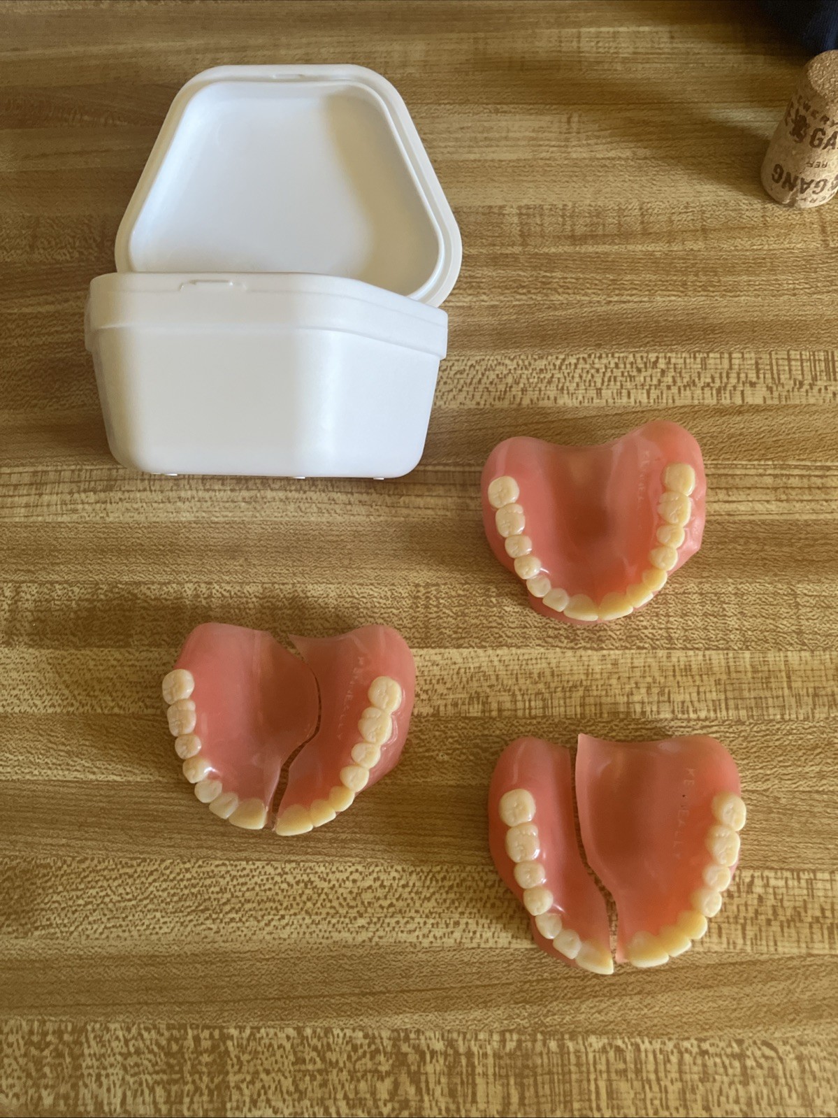 False Teeth 2 Needs Repair And One Is Good, 3 Plates Total False Teeth 2 Needs Repair And One Is Good, 3 Plates Total