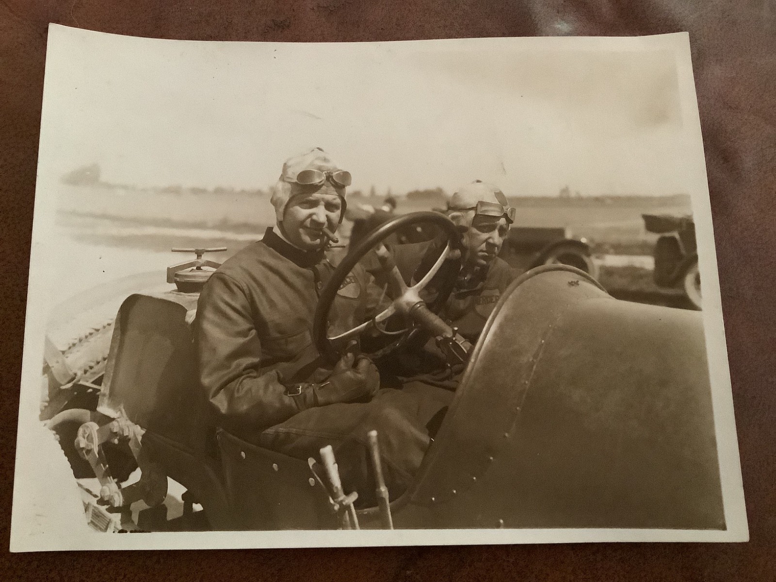 Barney Oldfield Original photo with photograph negative.