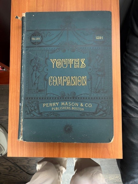 RARE 1861 *The Youth's Companion* VOL 64 COMPLETE (Jan 1-Dec 31) BOUND, HUGE HC