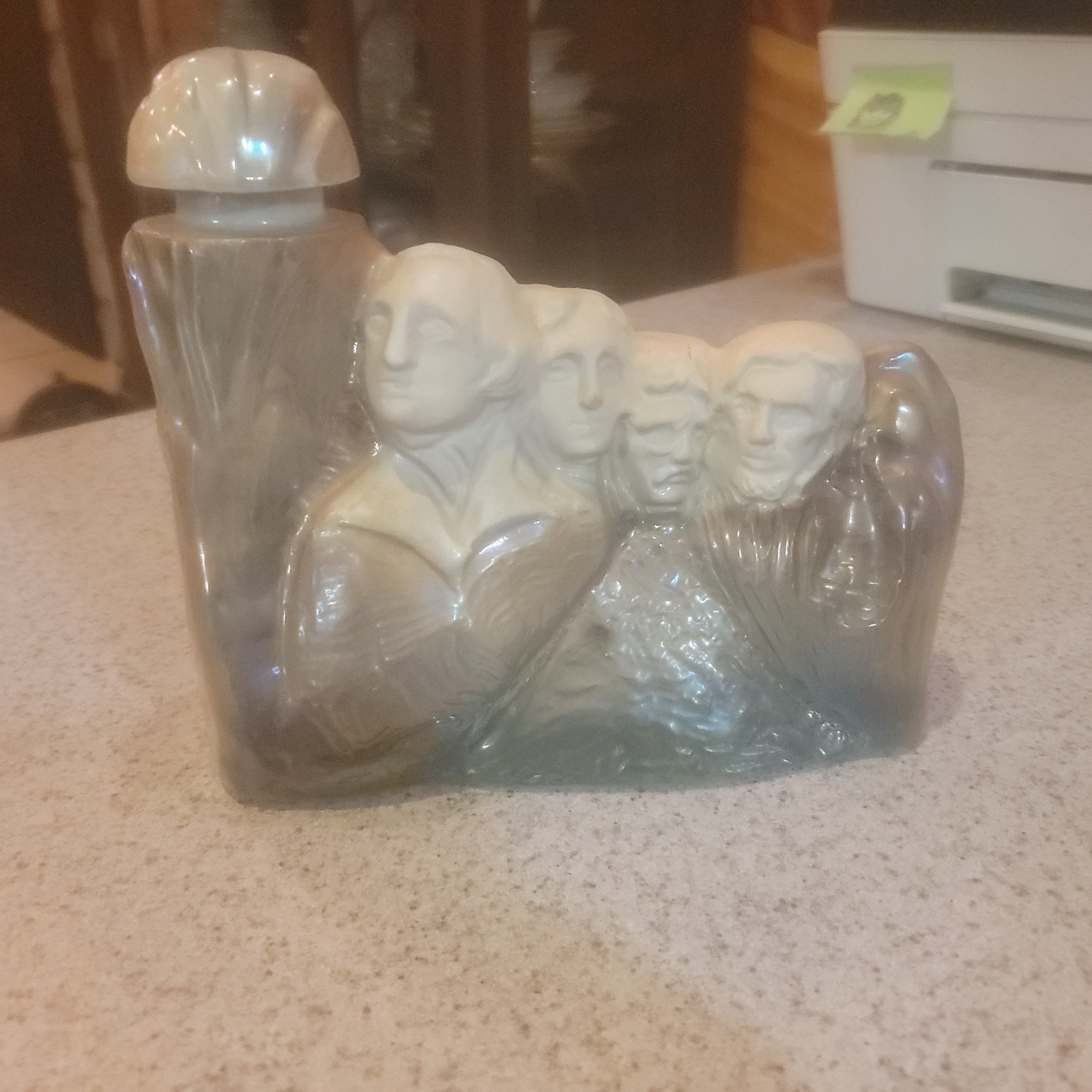 Vintage Mt. Rushmore Decanter 1969 J.W. Dant Distillery Ceramic Bourbon Whiskey Vintage Mt. Rushmore Decanter 1969 J.W. Dant Distillery Ceramic Bourbon Whiskey