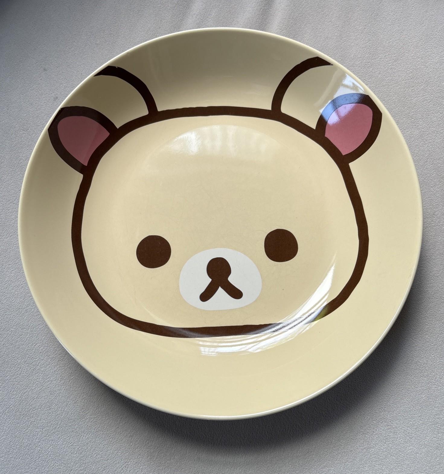 Rilakkuma Lawson Ceramic Plate 2014 Collectible Collaboration 20cm 8 Inch
