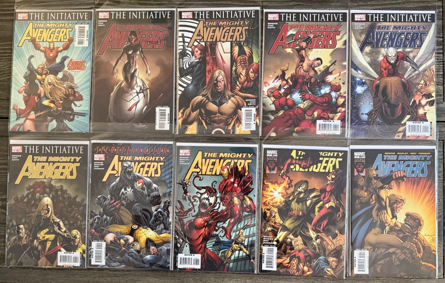 Mighty Avengers #1-36 Complete Run + 4 Duplicates Marvel 2007-2010 Mighty Avengers #1-36 Complete Run + 4 Duplicates Marvel 2007-2010