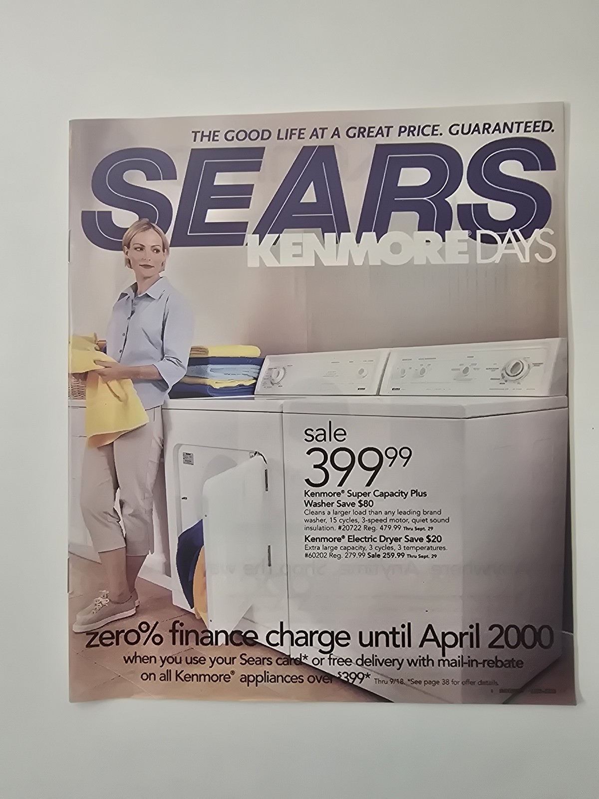 Sears 1999 Kenmore Days Washer Dryer Appliance Circular Catalog 40 Pages Levis Sears 1999 Kenmore Days Washer Dryer Appliance Circular Catalog 40 Pages Levis