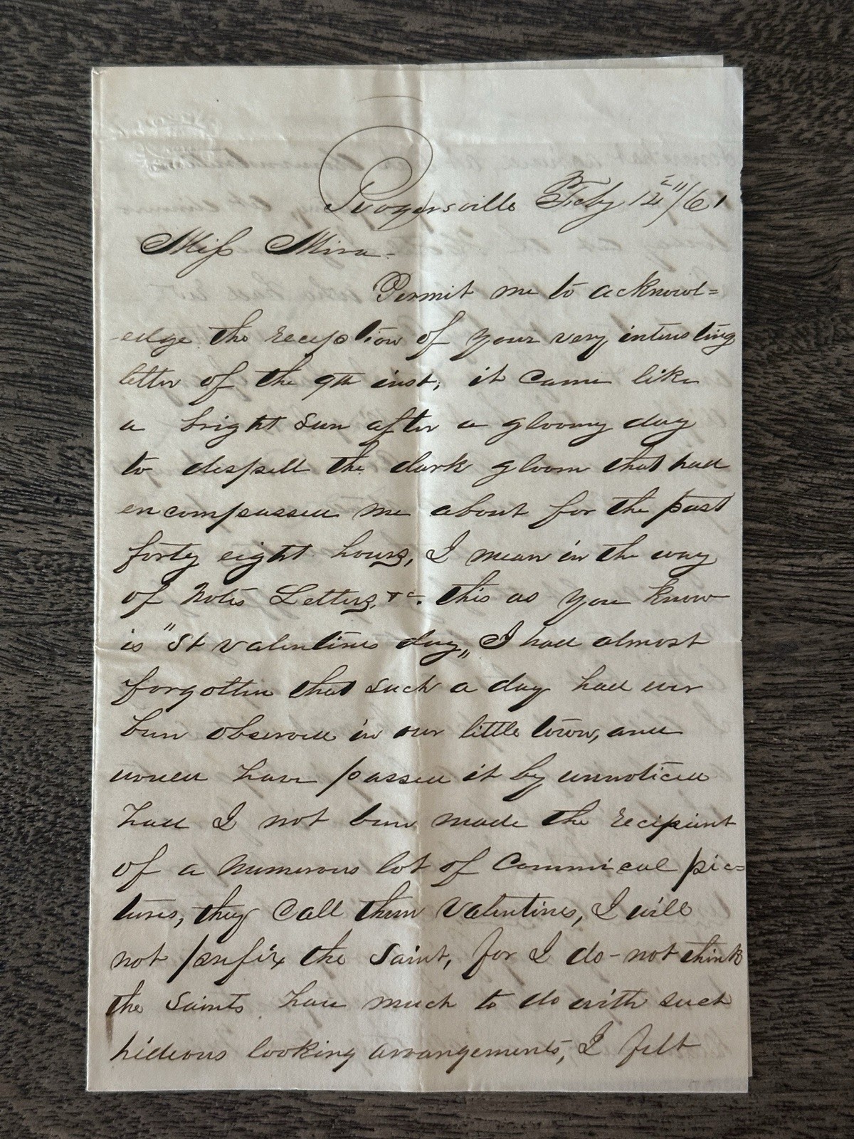 1861 East Tennessee Unionist Letter Rogersville Secession Civil War TAR Nelson