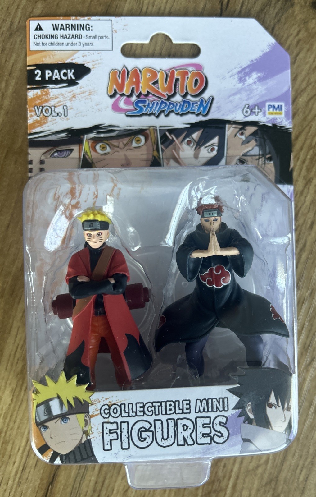 Naruto Shippuden Collectible Mini Figures 2 Pack Naruto & Pain Vol. 1 NEW