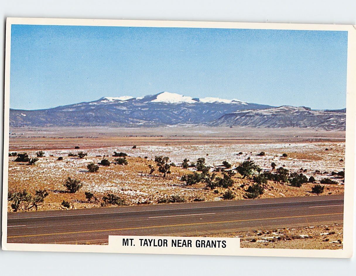 Postcard Mt. Taylor near Grants NM USA