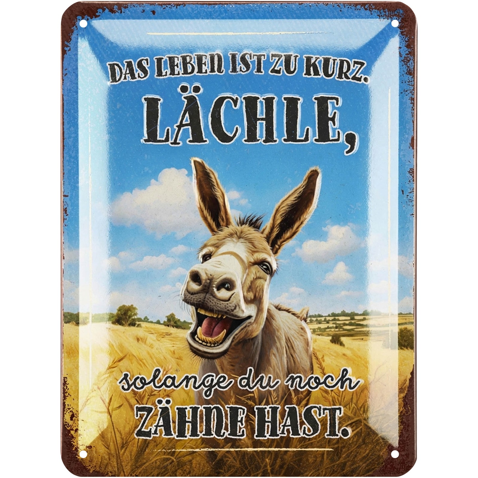 Retro tin sign, vintage metal signs sayings, shabby chic decoration garden