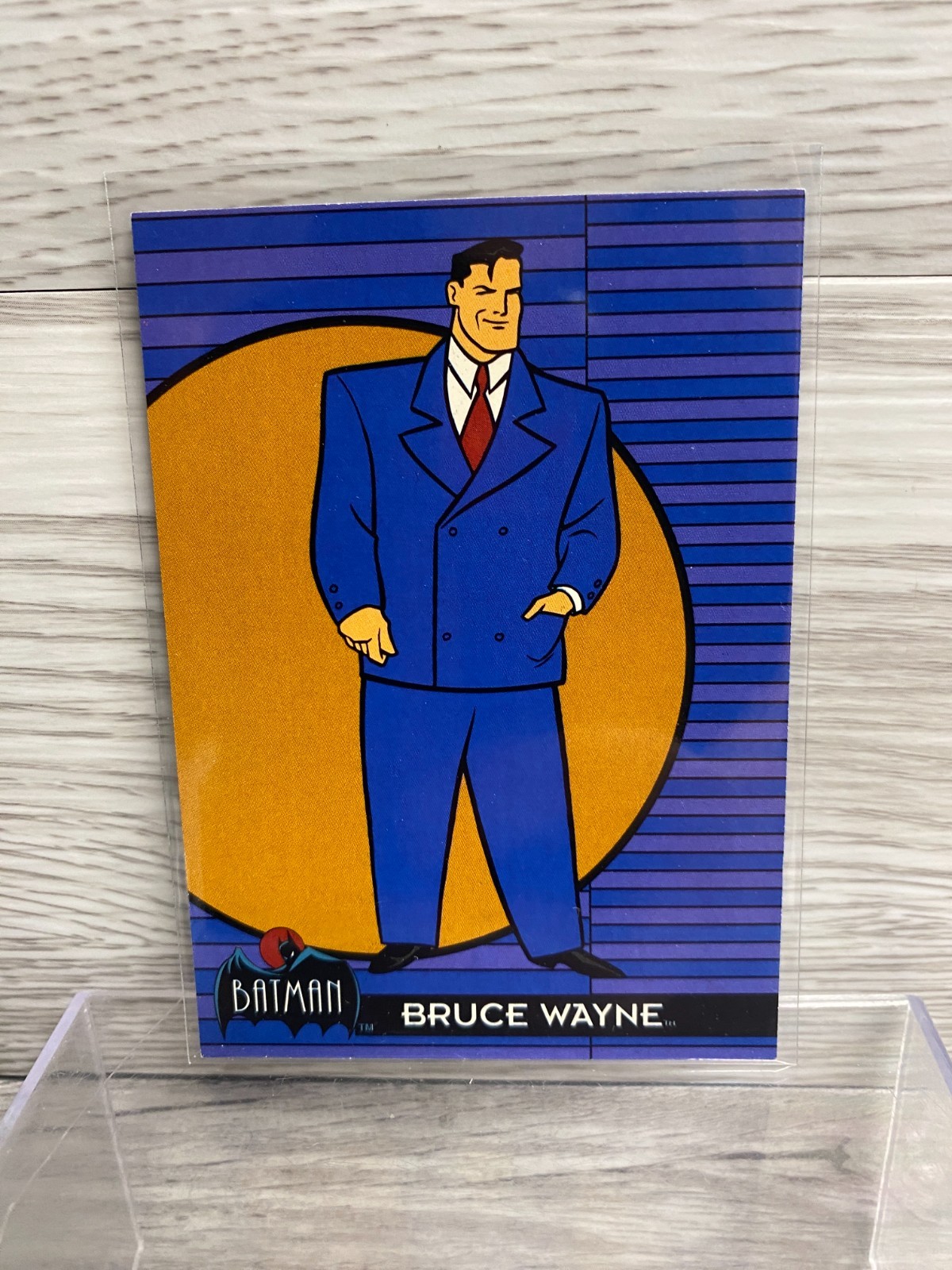 Batman The Animated Series 1993 Topps Bruce Wayne 4 of 100
