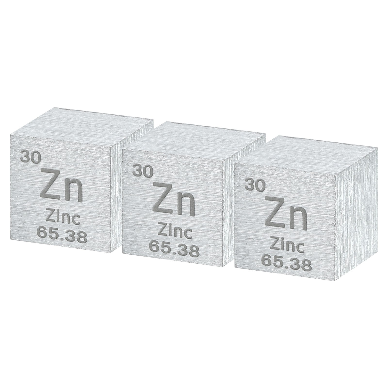 3Pcs Zinc Cube Cube, 0.39\
