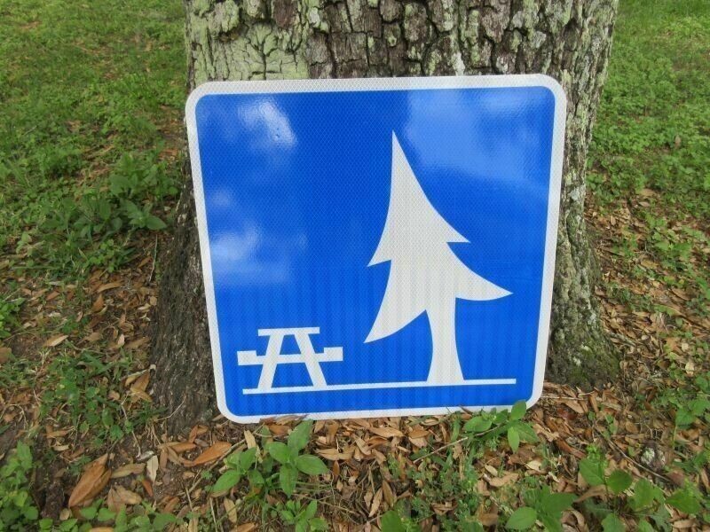 Rest Area New Aluminum Road Sign Great for Man Cave, Bar