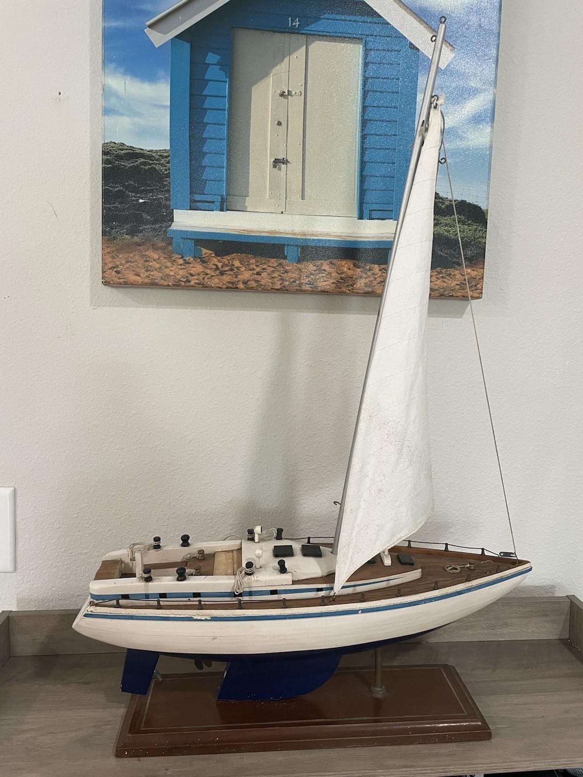 Vintage Anakonda NRV KDY Wooden Sailboat Yacht Restoration 20”