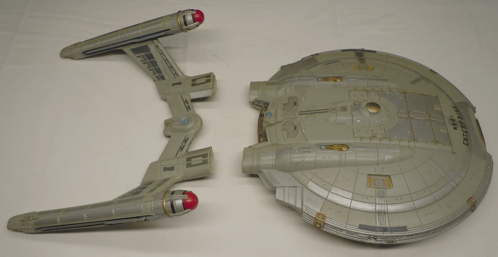 Vintage Polar Lights Star Trek 1/350 Enterprise NX-01 Spaceship Vehicle #4201