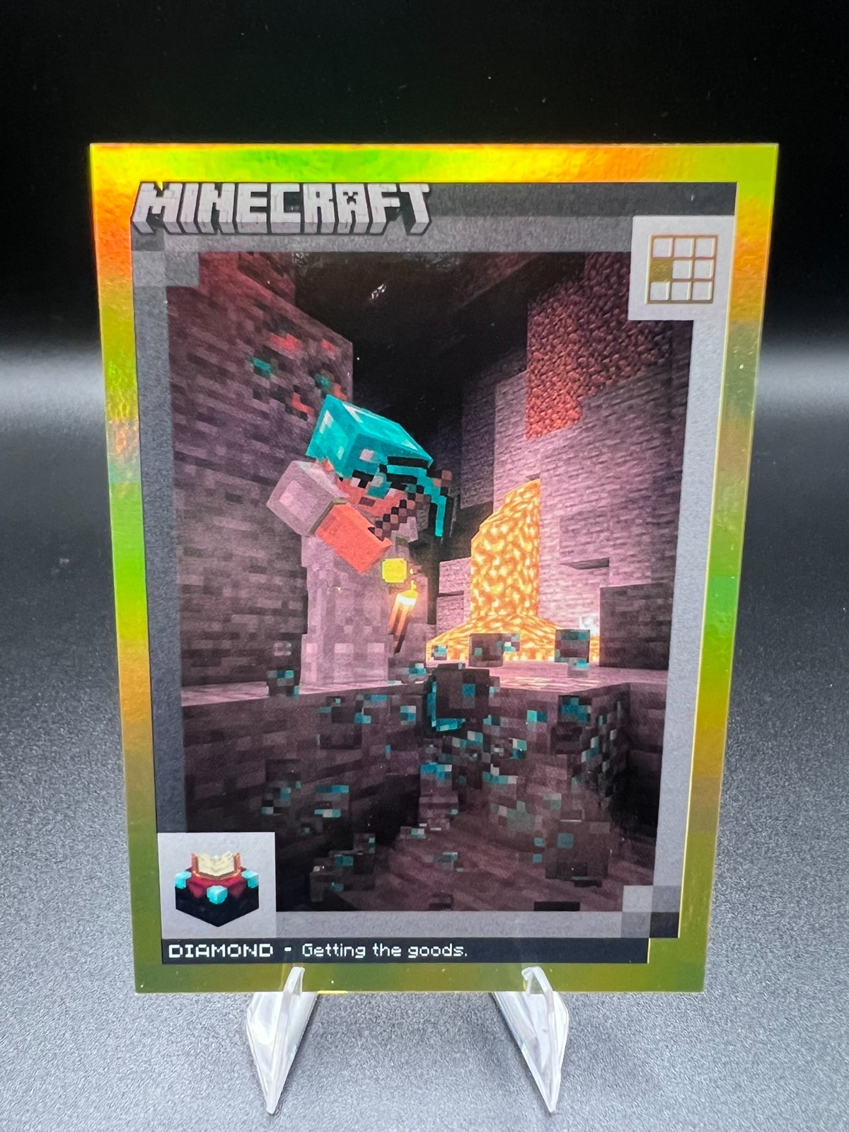 2024 Panini Minecraft Trading Card Crafting #157 SSP 67/99 Gold Foil