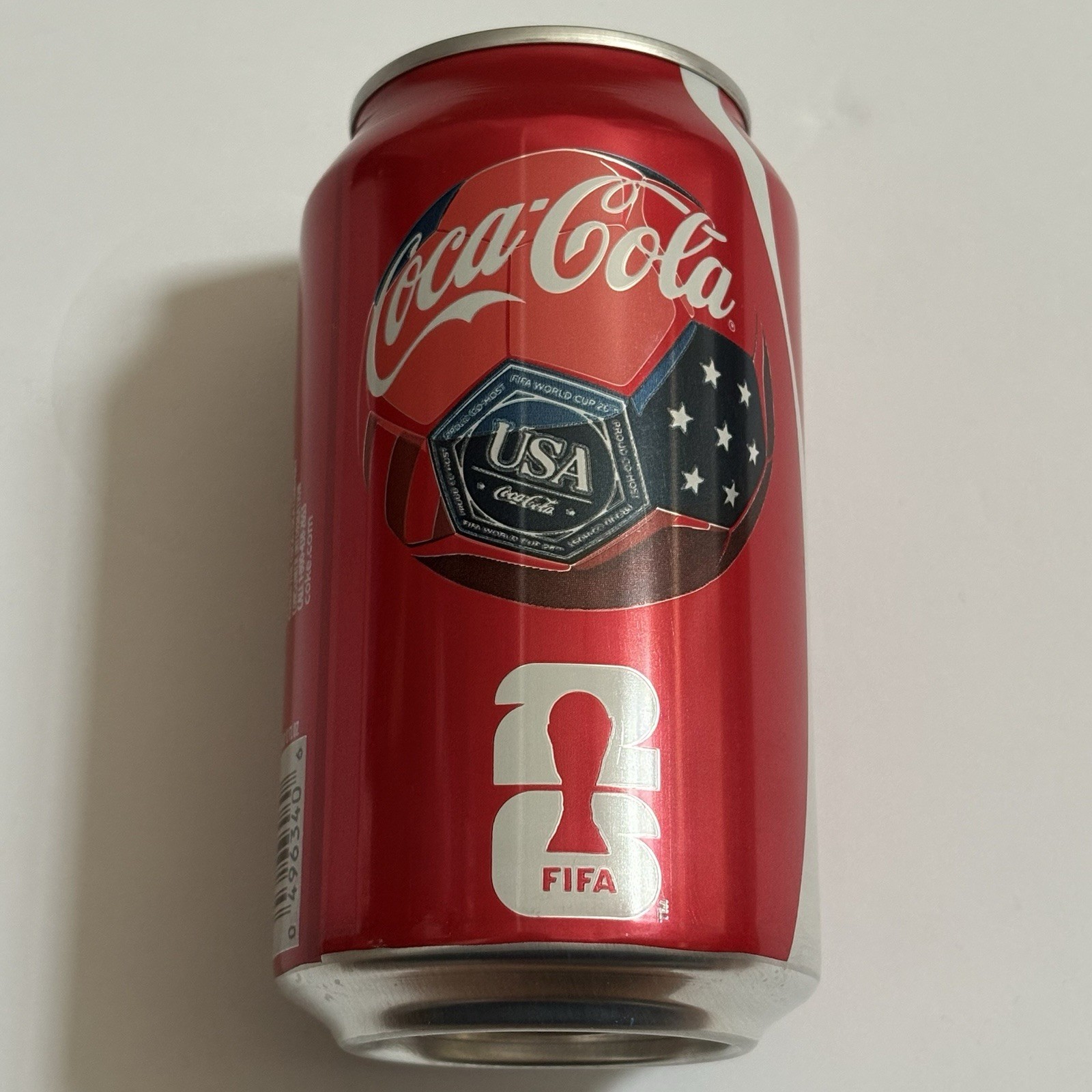 *New*Sealed*  Coca Cola FIFA 2026 World Cup USA Soccer Coke Soda Can, March 2027