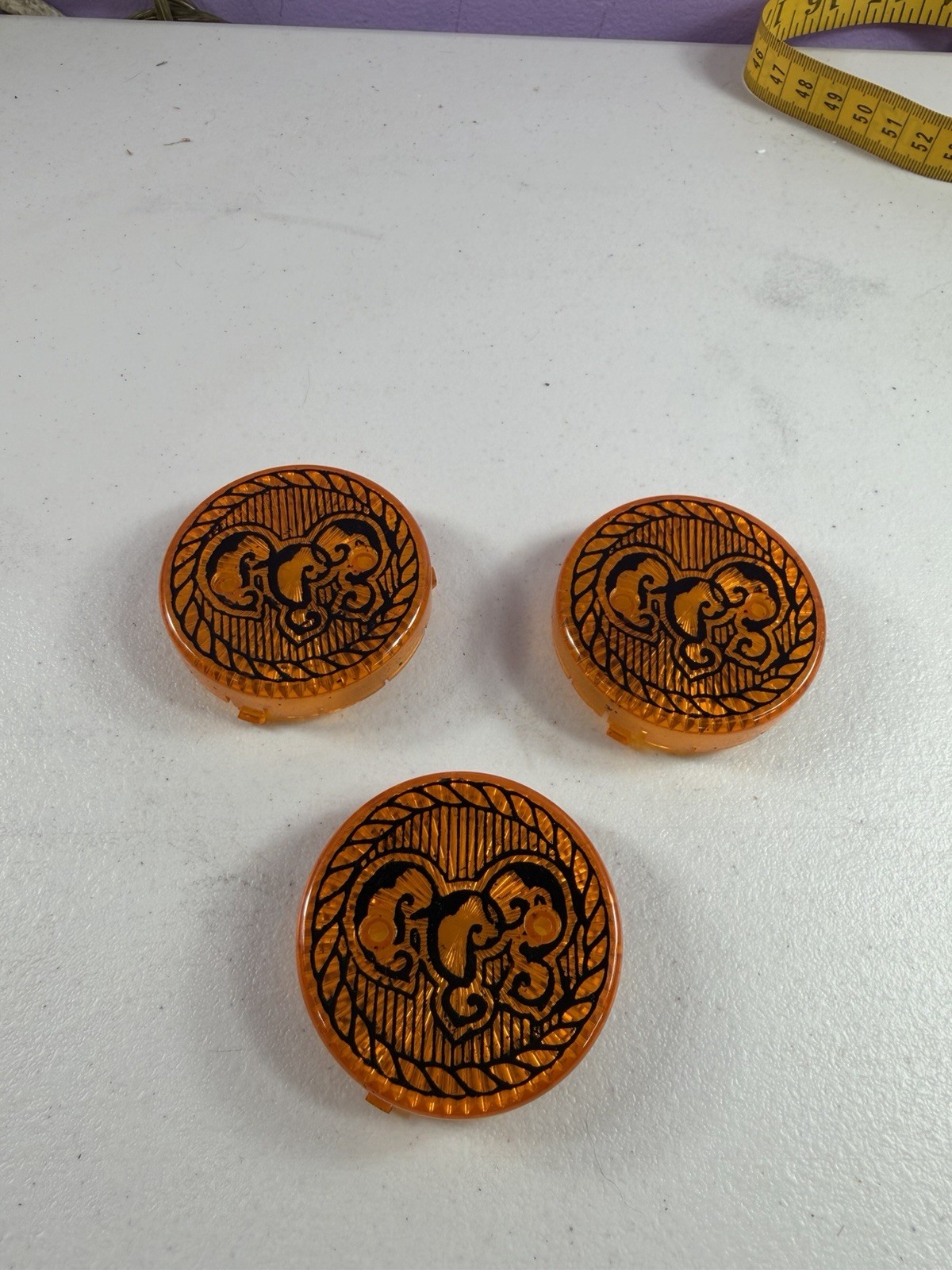 Bally Eight Ball Deluxe Pinball Machine Pop Bumper Caps Bally Eight Ball Deluxe Pinball Machine Pop Bumper Caps