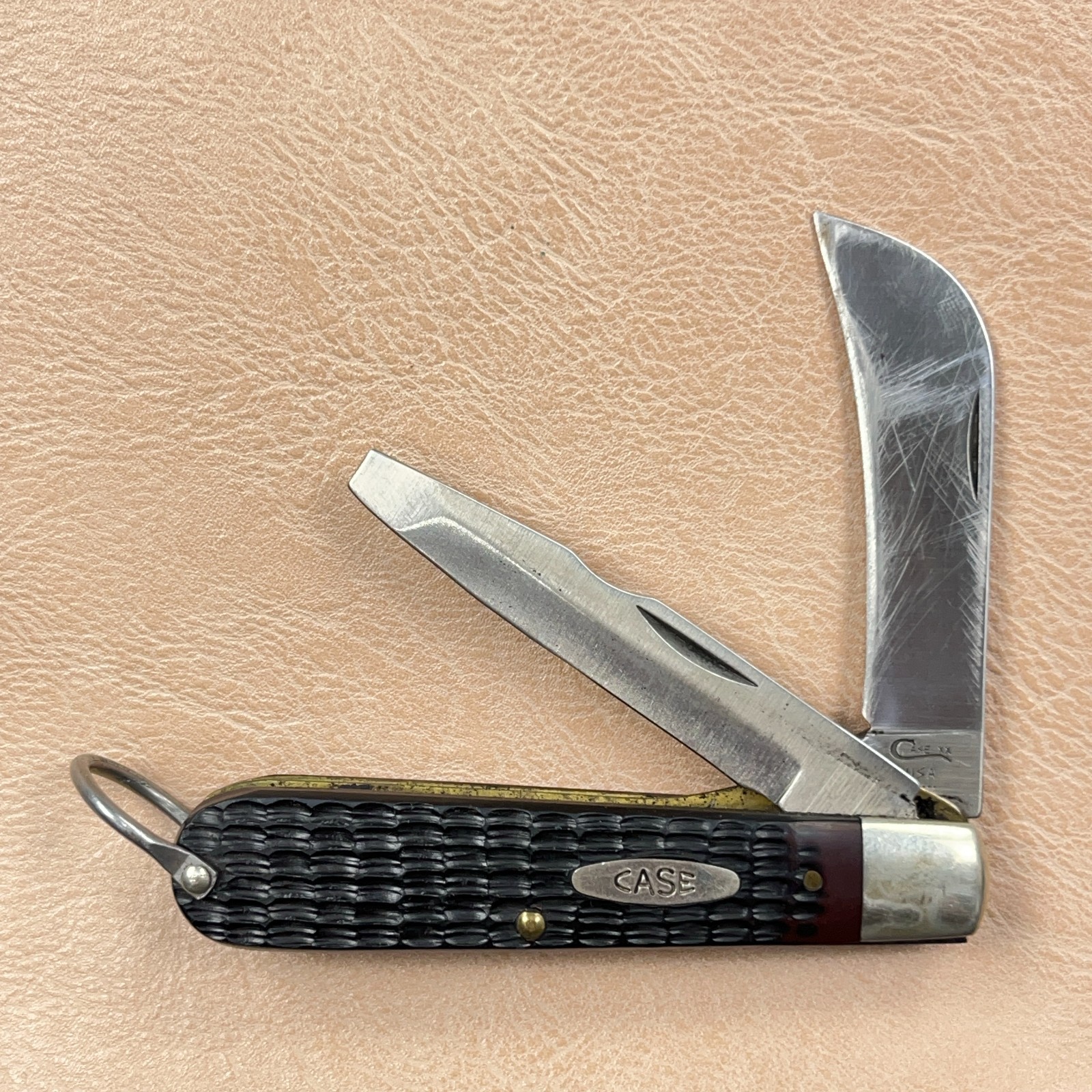 Vintage Case XX Rigging Electrician Knife Delrin 62031 LHR Used 90s A