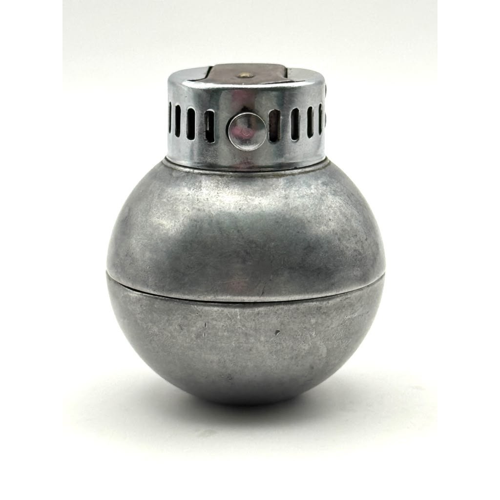 J.A. Bagley Co Spherical Table Lighter Hollywood CA Patent Pending Vintage J.A. Bagley Co Spherical Table Lighter Hollywood CA Patent Pending Vintage