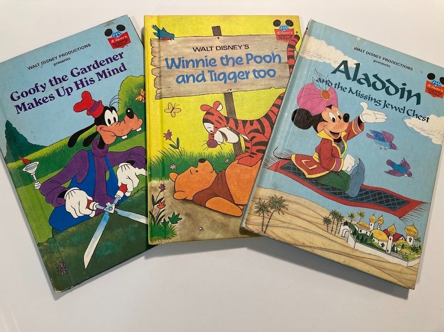 Disney’s Wonderful World of Reading | Set of (3) Vintage Readers | 1975-82