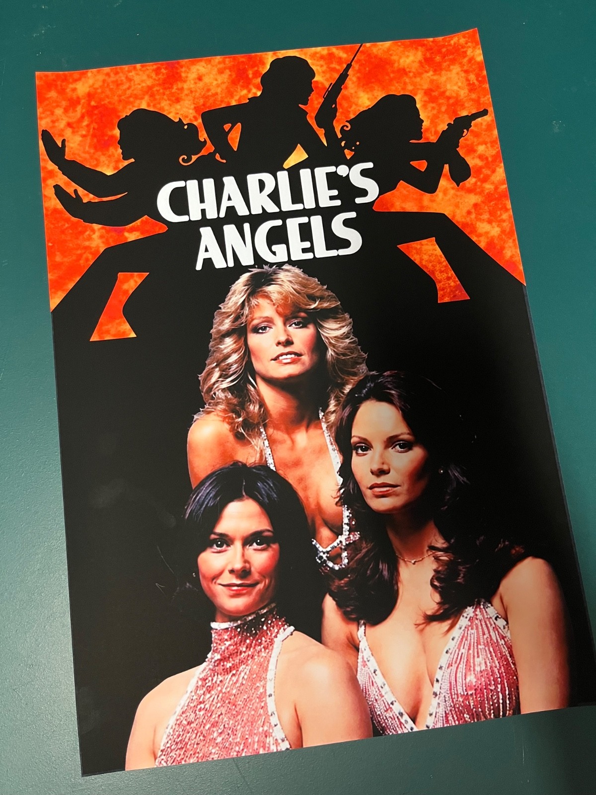 Charlie's Angels Movie 1976 Vintage Repro Print Poster 13x19 Matte paper