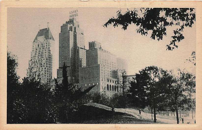 Postcard NY: Central Park South, Essex House, New York City WB Postcard NY: Central Park South, Essex House, New York City WB