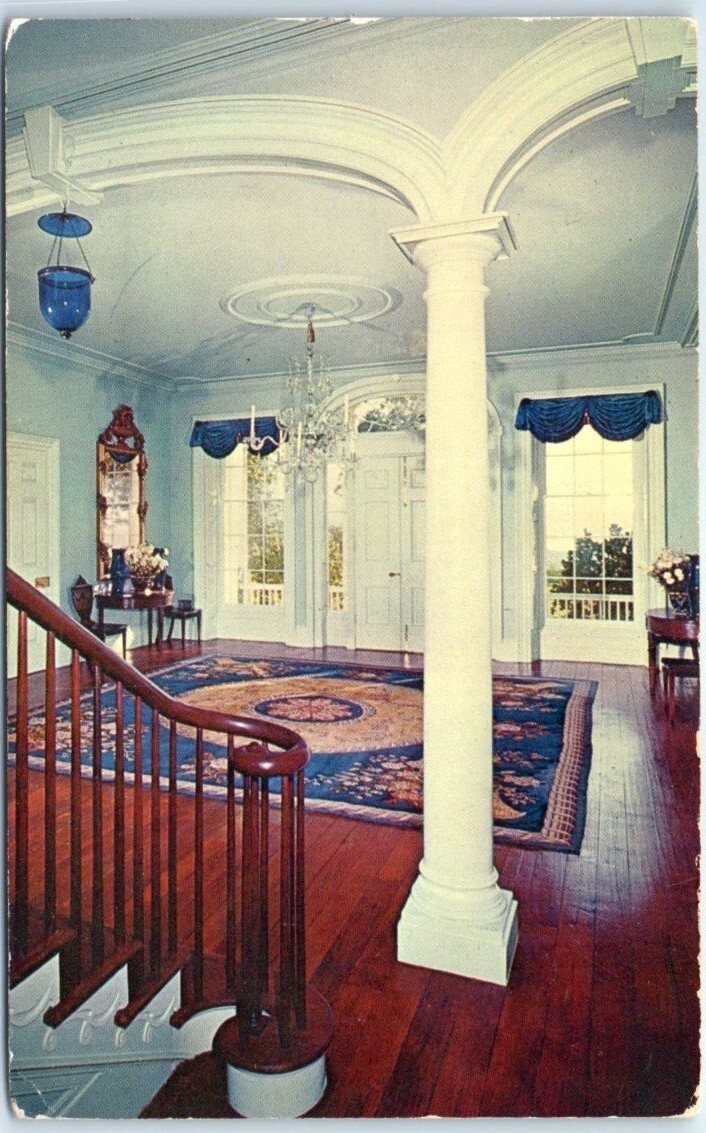 BOSCOBEL Restoration, Inc. - Rare Blue Moorefield Carpet: Robert Adam - Hall